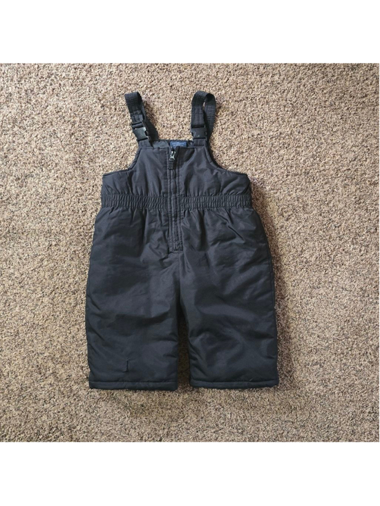Faded Glory Other - Boys Faded Glory Black Snow Bib Overalls 3T